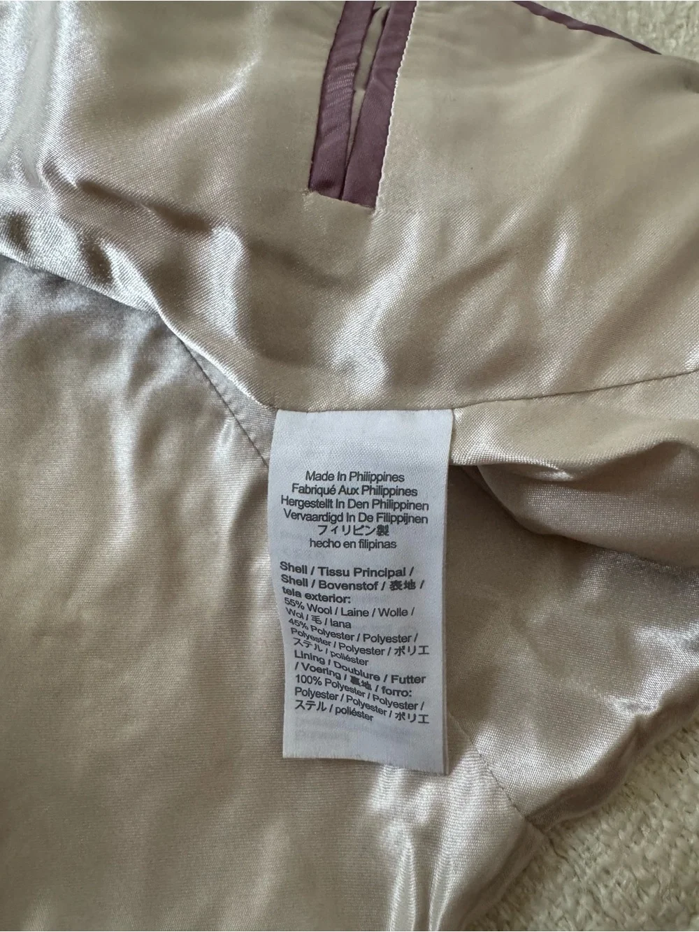 J.Crew Louisa Lady Jacket in Ivory Maritime Tweed — Size 10